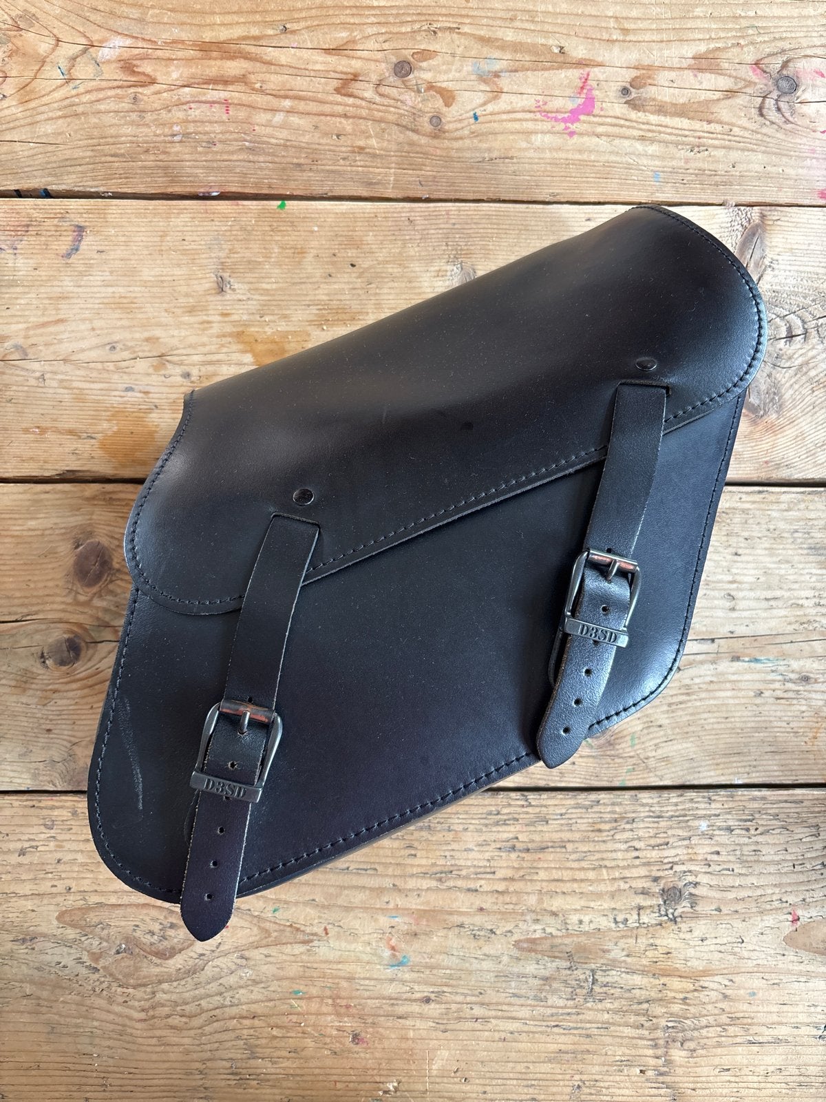 D3SD Zijtas tas leer Harley-Davidson Dyna streetbob, Ophalen of Verzenden, Gebruikt