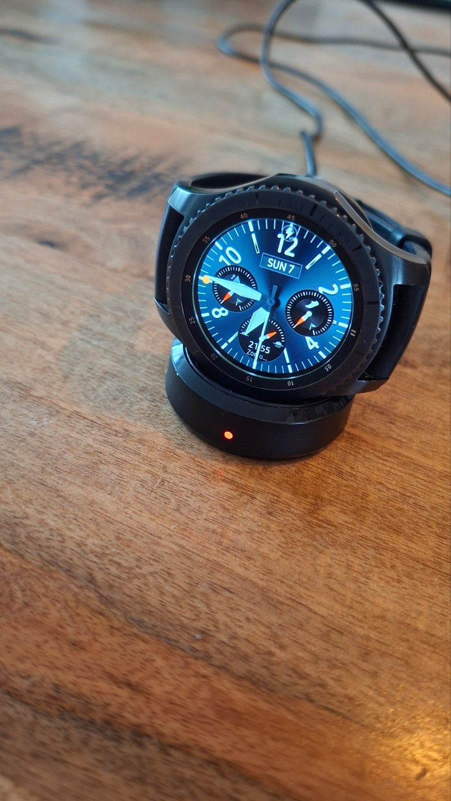 Samsung Gear S3 Frontier Smartwatch Zwart, Gebruikt, Zwart, Ophalen of Verzenden, Samsung