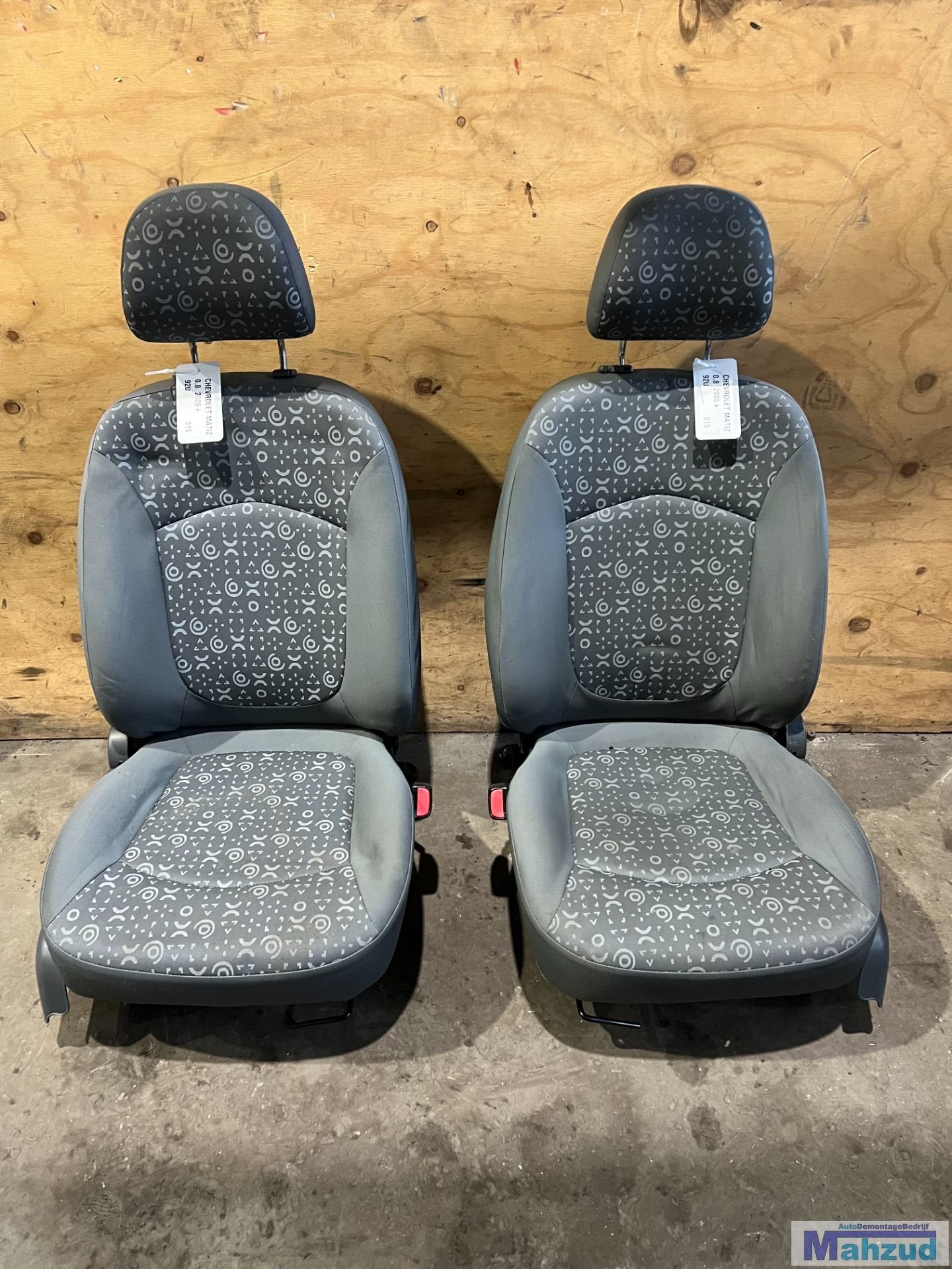 CHEVROLET MATIZ stof grijs interieur stoel bank 2005+, Auto-onderdelen, Interieur en Bekleding, Gebruikt, Info@gm.com, Chevrolet