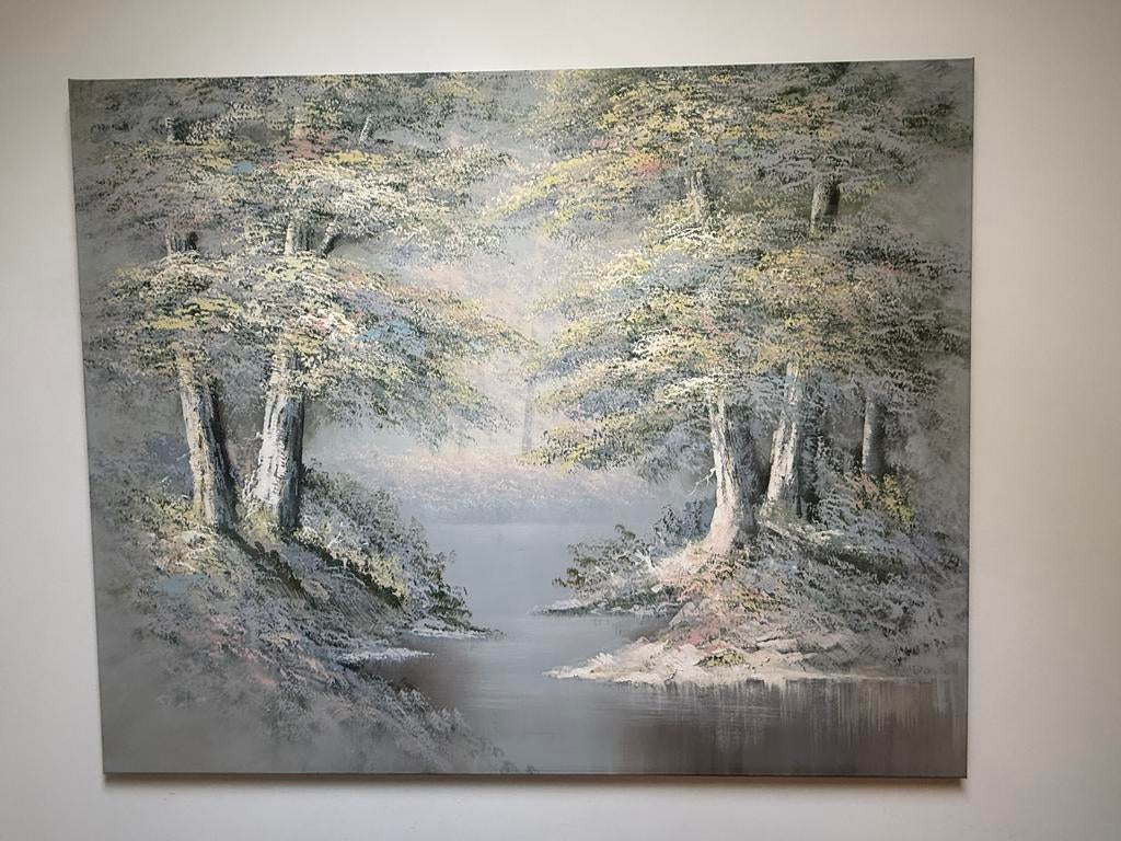 Modern schilderij P. Adams, Antiek en Kunst, Ophalen of Verzenden