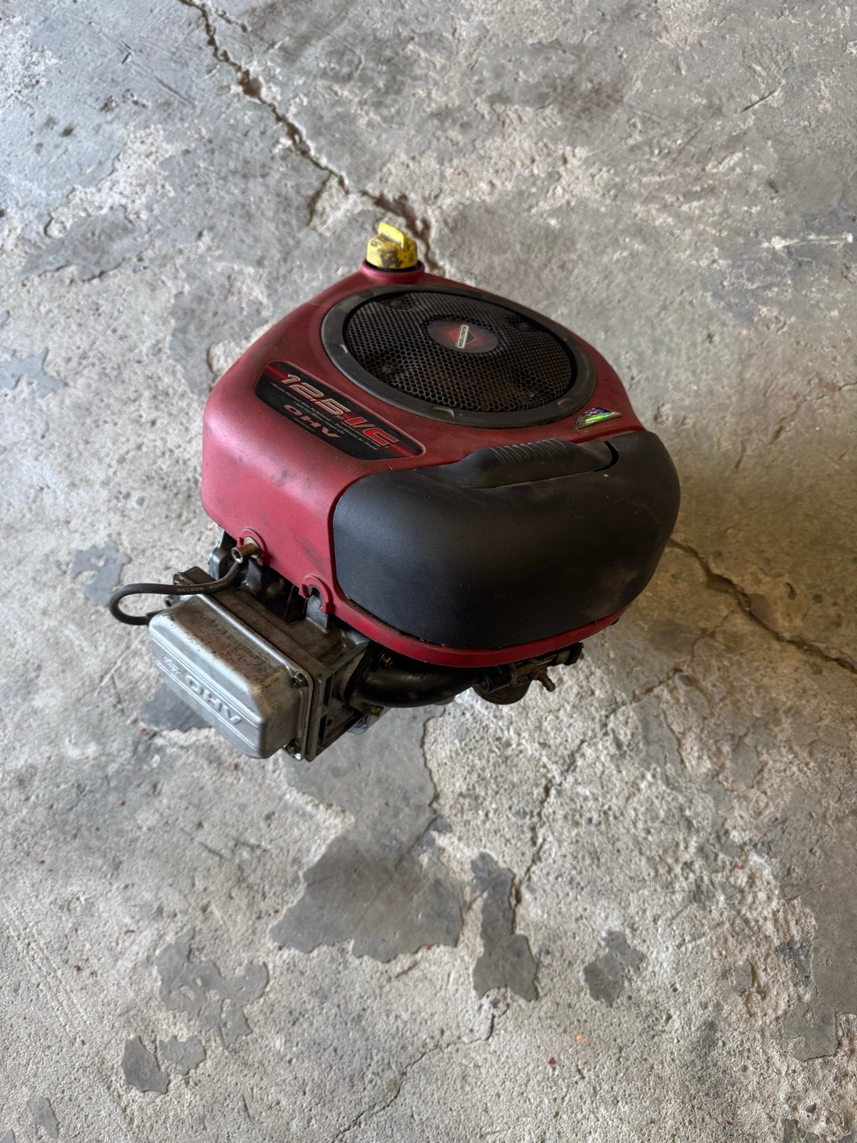 Briggs & Stratton 12.5 I/C OHV Benzinemotor, Ophalen of Verzenden, Gebruikt, Benzinemotor, 1800 rpm of meer