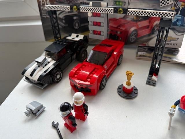 lego speed champion 75874 Chevrolet Camaro dragrace, Ophalen of Verzenden, Gebruikt, Complete set, Lego