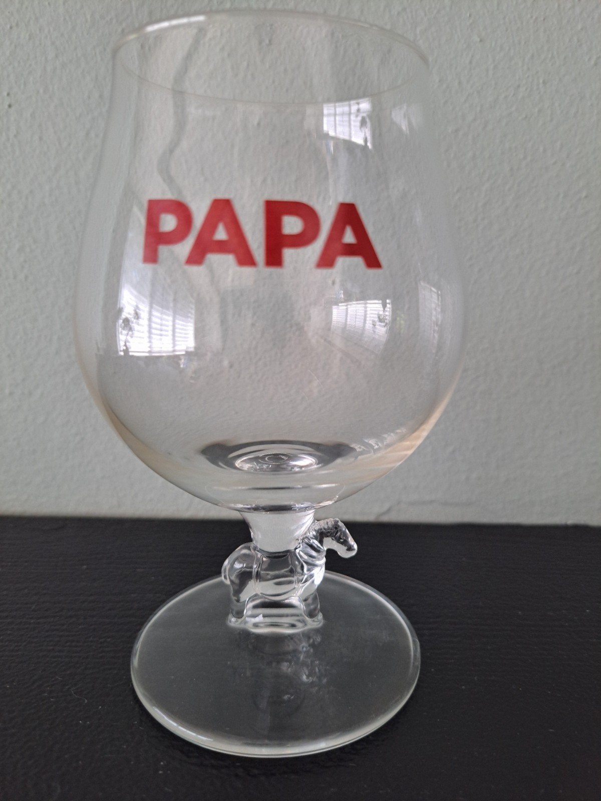 Palm Papa bierglas met paardje, Ophalen of Verzenden, Nieuw, Glas of Glazen, Palm
