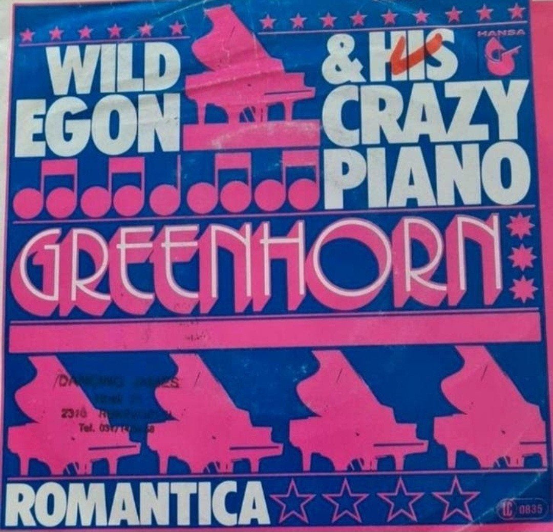 WILD EGON & HIS CRAZY PIANO  - GREENHORN, Ophalen of Verzenden, Gebruikt