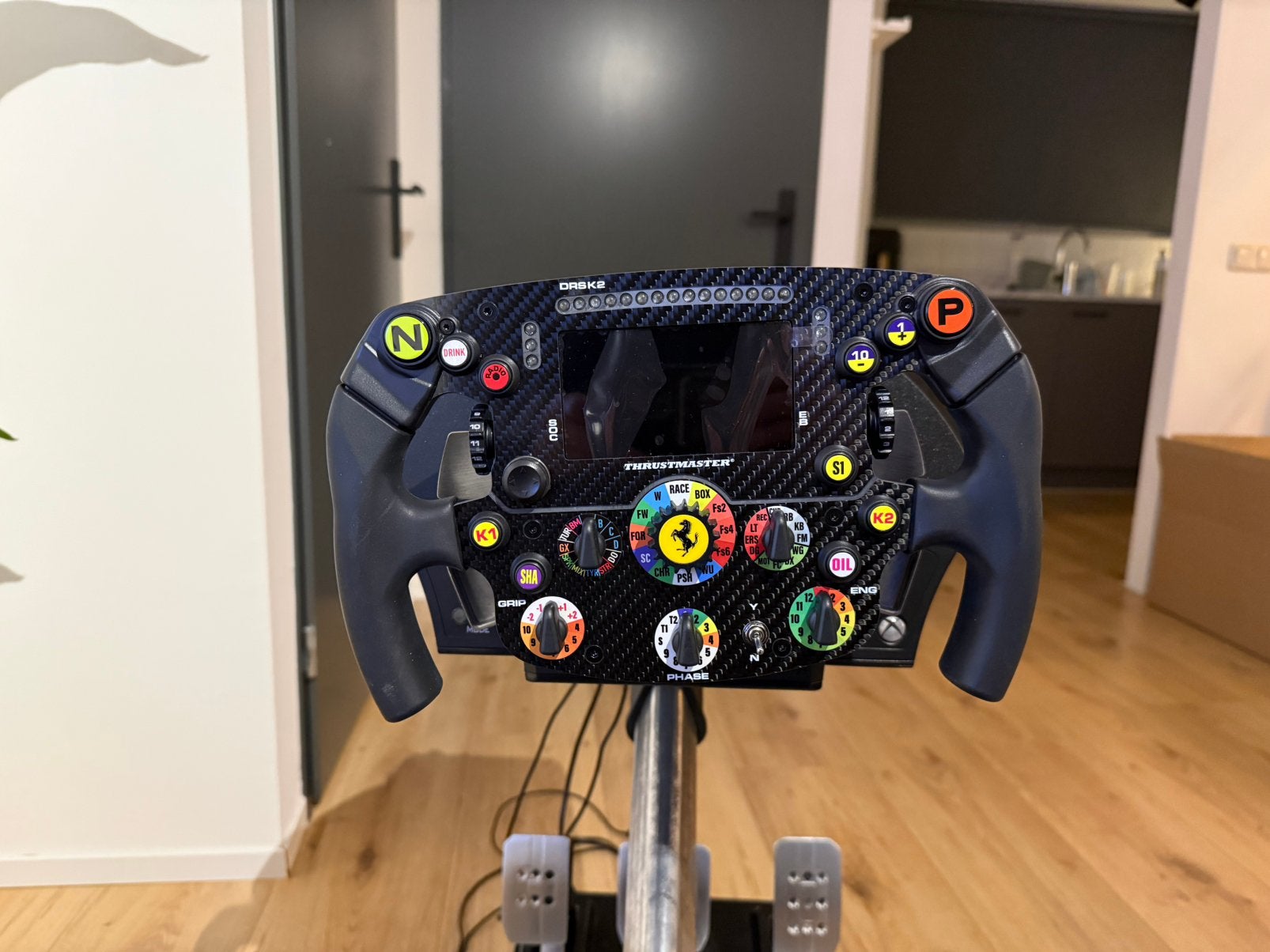 Thrustmaster Ferrari SF1000 wheel add-on, Ophalen of Verzenden, Zo goed als nieuw