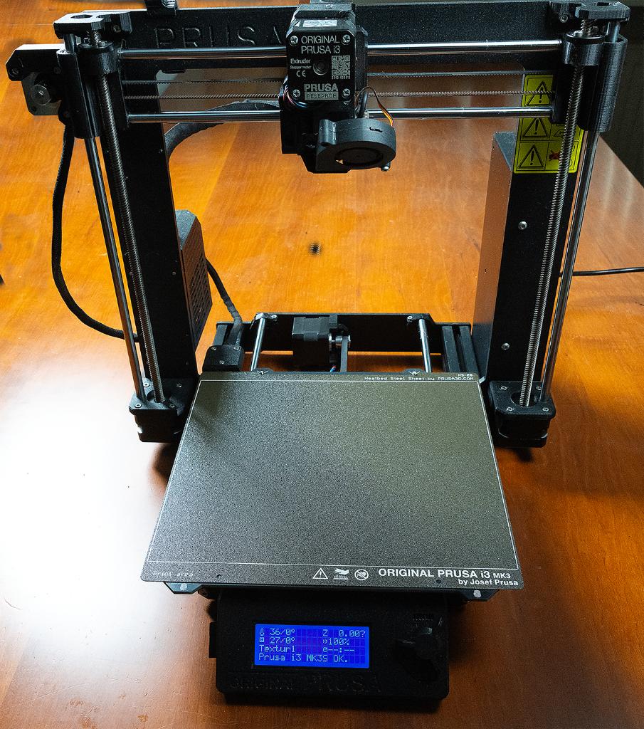 Perfecte originele Prusa i3 MKS3+ 3D printer, Computers en Software, 3D Printers, Gebruikt, Filament, Ophalen, Prusa