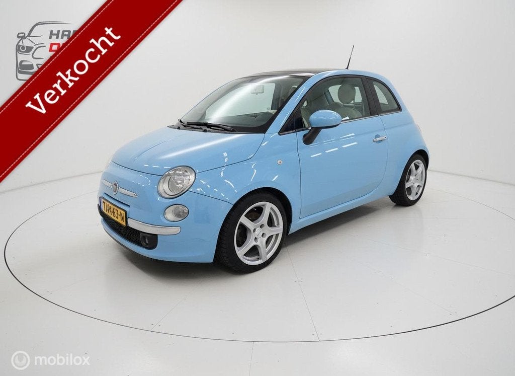 Fiat 500 0.9 TwinAir Lounge/Airco/Pano/Carplay/Nieuwe apk!, Voorwielaandrijving, Euro 5, Gebruikt, 31 €/maand