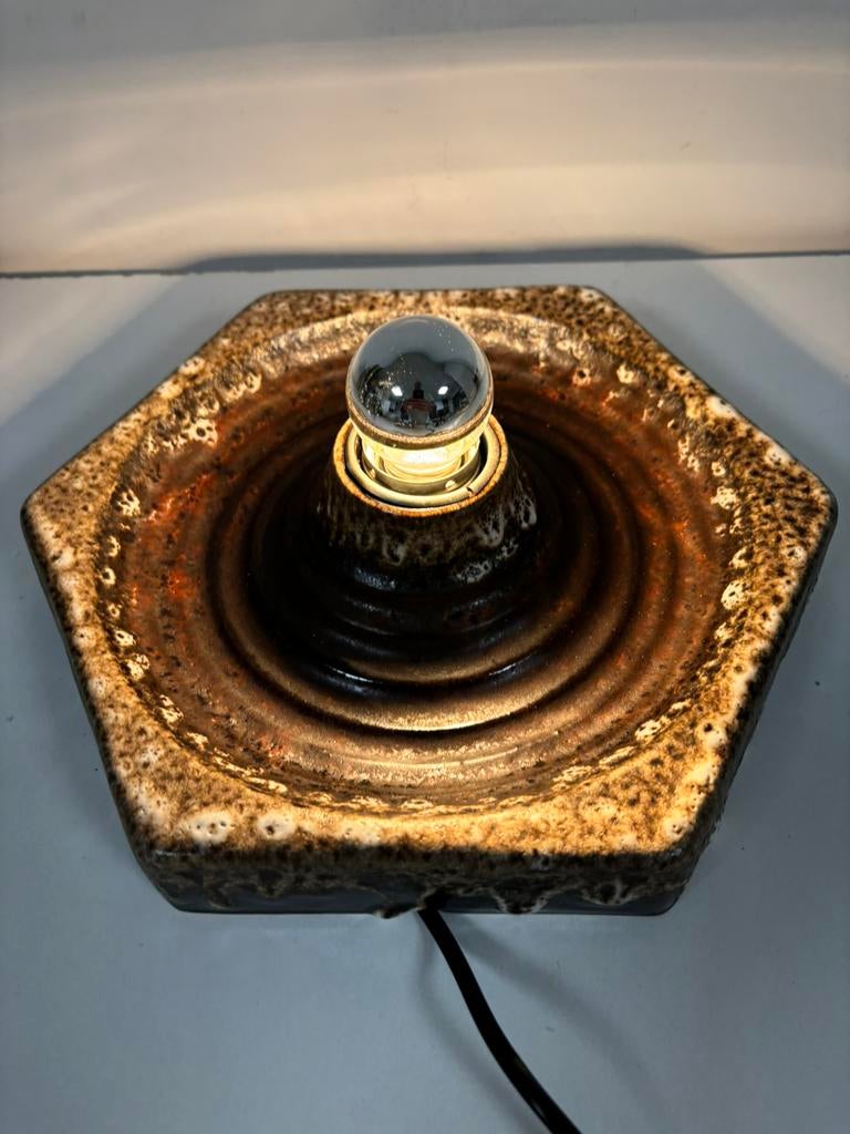 Vintage fat lava wandlamp Hustadt Leuchten jaren 70, Huis en Inrichting, Lampen | Wandlampen, Ophalen of Verzenden