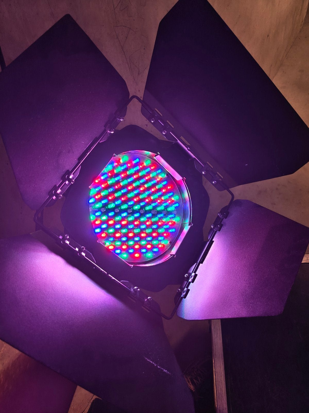 Showtec LED Par met Barndoors, Ophalen of Verzenden, Zo goed als nieuw, Licht