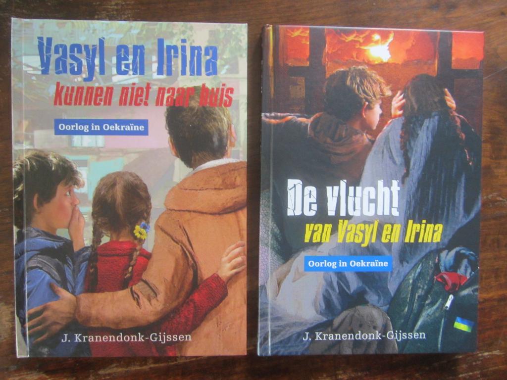 J Kranendonk Gijssen oorlog in Oekraïne: 2x Vasyl en Irina, Boeken, Ophalen of Verzenden, Zo goed als nieuw, Fictie algemeen
