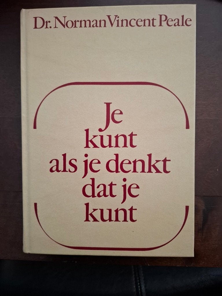 Je kunt als je denkt dat je kunt, Dr Norman Vincent Peale, Boeken, Psychologie, Gelezen, Persoonlijkheidsleer, Ophalen of Verzenden
