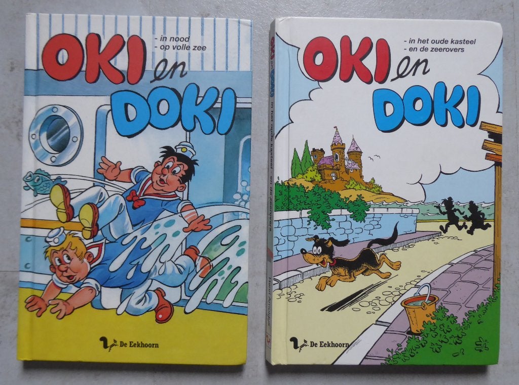 Oki en Doki ; 2 dubbelboeken, door Henri Arnoldus, Boeken, Ophalen of Verzenden, Zo goed als nieuw, Henri Arnoldus, Fictie algemeen