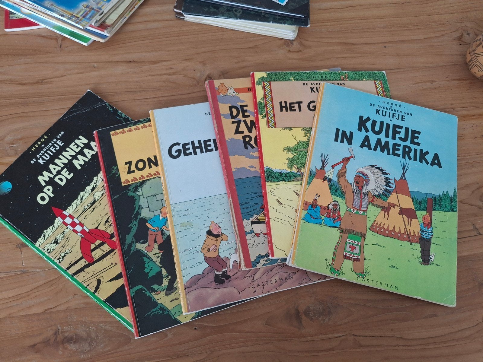 Kuifje stripboeken - Diverse titels 1966/ 1967, Boeken, Meerdere stripboeken, Ophalen, Gelezen