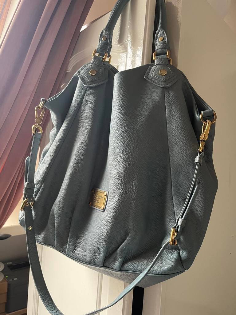 Marc jacobs tas babyblauw, Verzenden, Zo goed als nieuw, Zwart, Schoudertasje