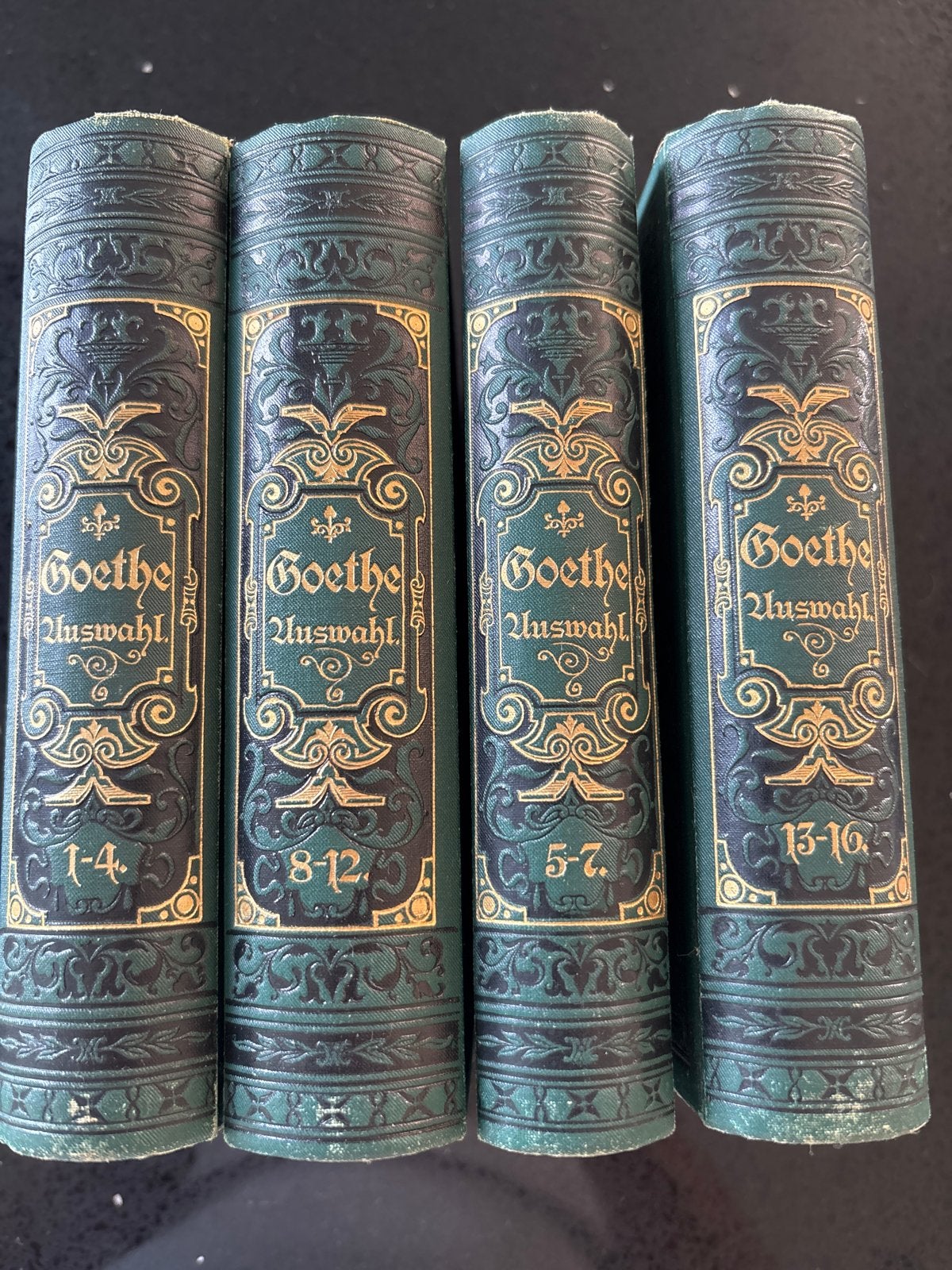 Goethe's Werke Auswahl - 4 antieke boeken, Ophalen of Verzenden, Gelezen, Europa overig