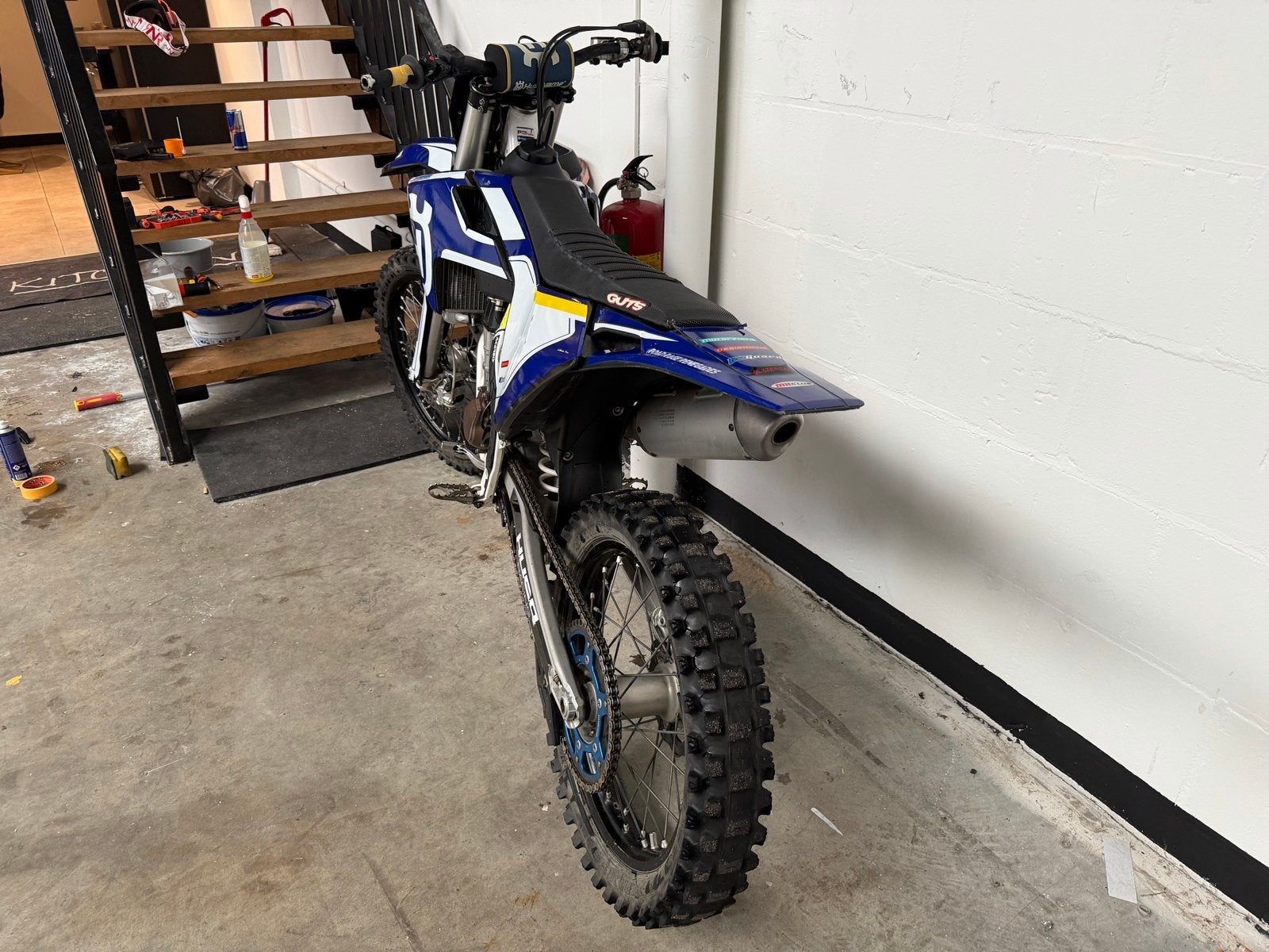 Husqvarna Crossmotor - 450cc 4takt . Electrische start/stop, 450 cc, Sportuitlaat, Motorrijbewijs A, Gebruikt