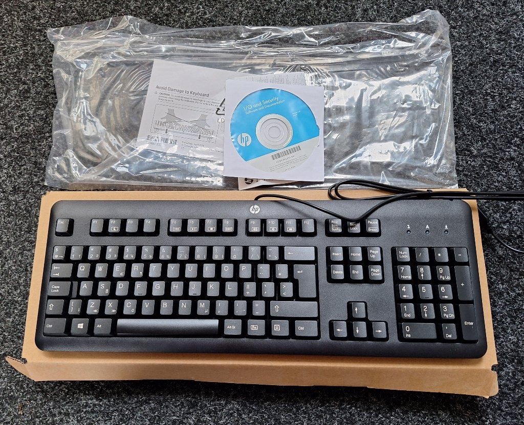HP Toetsenbord-Nieuw in doos!, Ophalen, Multimediatoetsen, Nieuw, HP