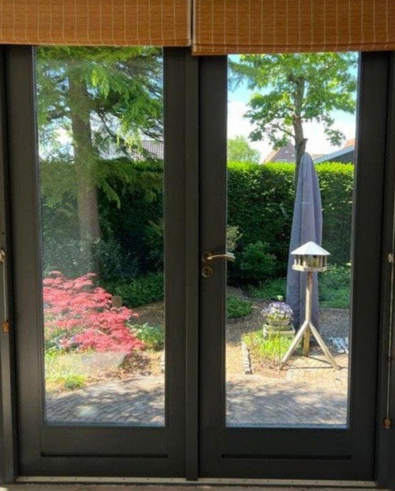 Tuindeuren openslaande deuren
Met kozijn hardhout
Dubbelglas, Doe-het-zelf en Verbouw, Kozijnen en Schuifpuien, Deurkozijn, Ophalen of Verzenden