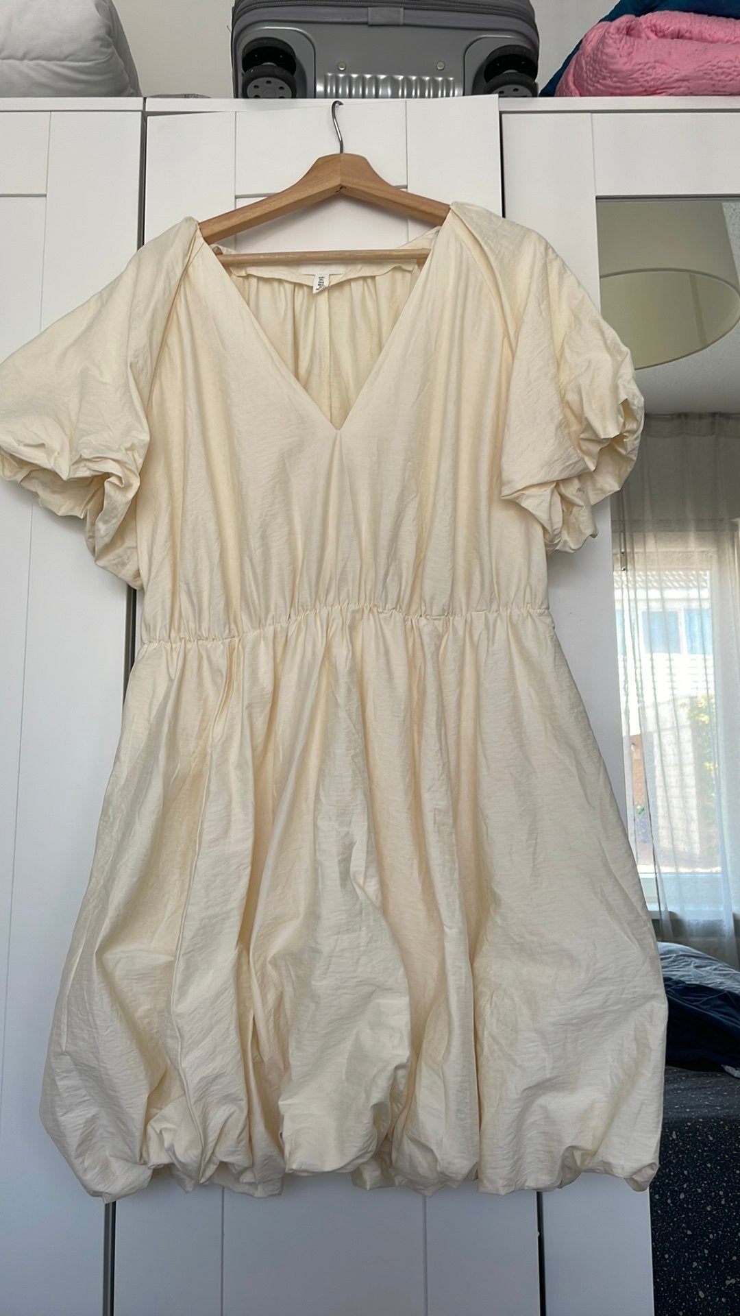 H&M ballonjurk maat L, Kleding | Dames, Ophalen of Verzenden, Zo goed als nieuw, Maat 38/40 (M), Boven de knie