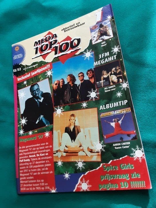 Mega Top 100 - Inclusief Jaarlijsten (1997), Boeken, Tijdschriften en Kranten, Ophalen, Gelezen, Muziek, Film of Tv