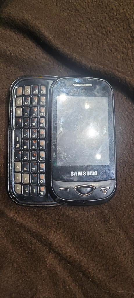 Samsung Galaxy S (oud model) met uitschuifbaar toetsenbord, Gebruikt, Overige modellen, Zwart, 3 tot 6 megapixel