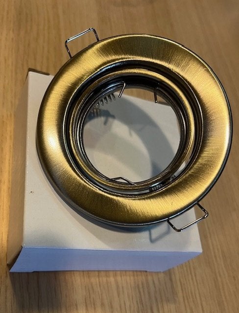 Ronde draaibare armatuurtjes voor GU10 en MR16 spots, Overige materialen, Overige merken, Nieuw, Ophalen of Verzenden