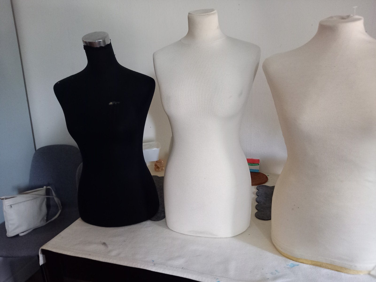 paspoppen torso, Ophalen, Paspop
