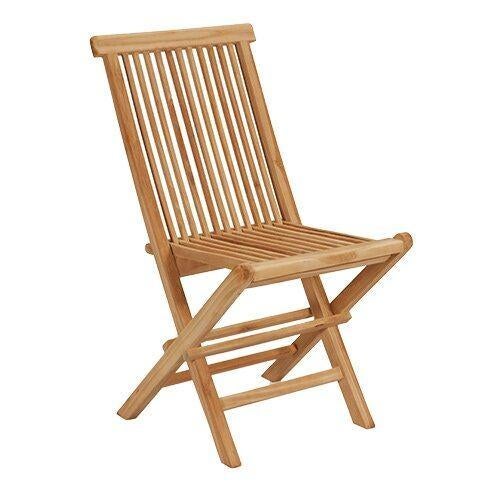 Teaktuinstoel opklapbaar, super goedkoop, nieuw voor € 29.-, Ophalen, Nieuw, Hout, Inklapbaar