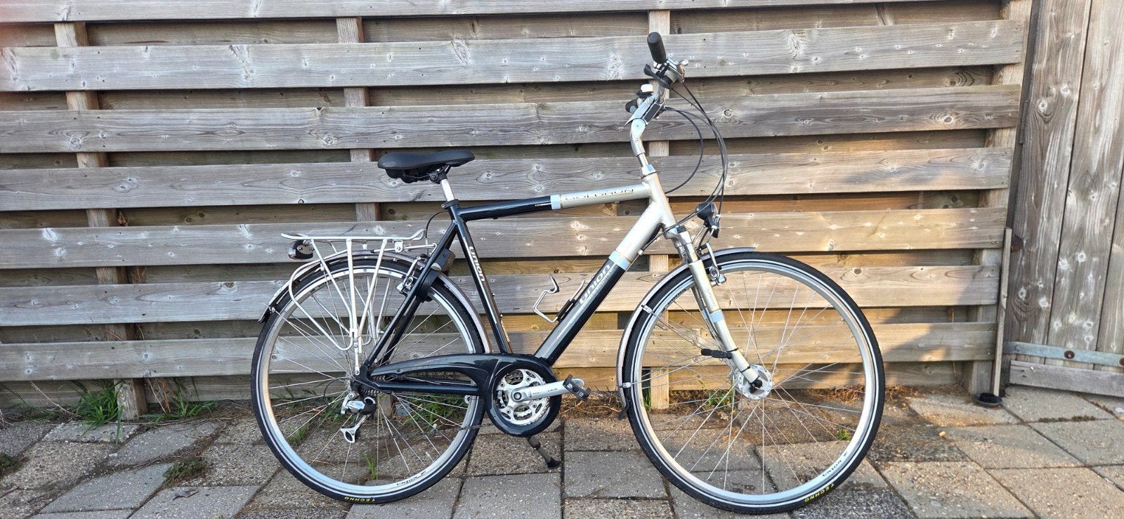 Nette Union fiets met versnellingen en bagagedrager, Fietsen en Brommers, Velgrem, Versnellingen, Ophalen, Overige merken