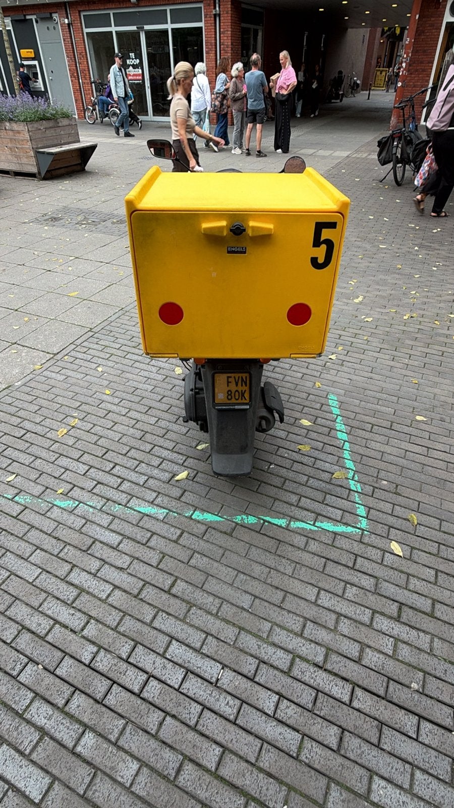 Kymco Bezorgscooter Benzine, Ophalen, Gebruikt, Maximaal 45 km/u, Benzine