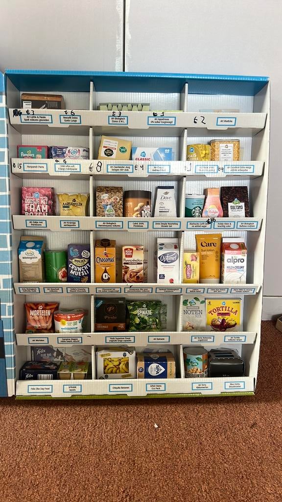 Albert heijn winkeltje, Ophalen, Gebruikt