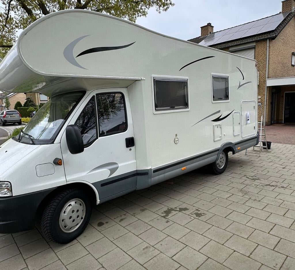 Te koop: Fiat Ducato Challenger  (2008) lage km stand, Alkoof, Ringverwarming, Fiat, Airbags