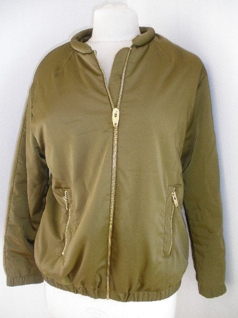 H&M bomber jack jas olijf groen maat 38 - nieuw -, Maat 38/40 (M), H&M, Nieuw, Ophalen of Verzenden