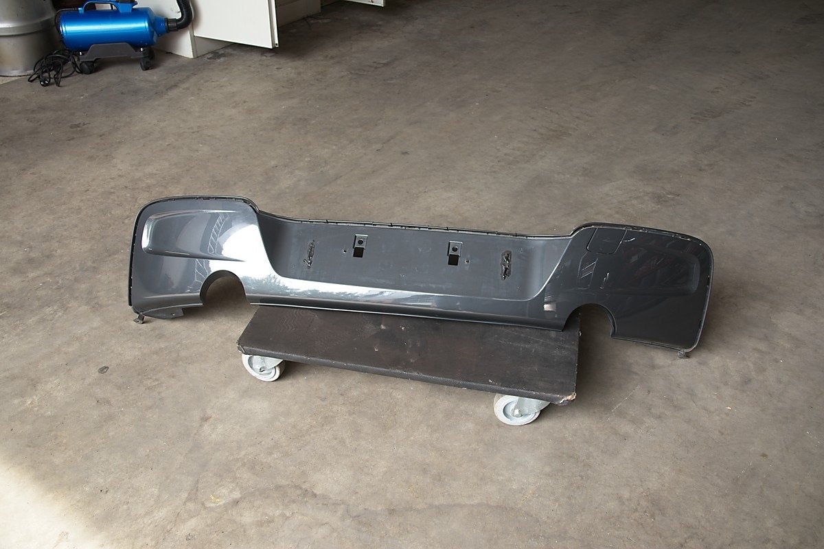 BMW F20 F21 Diffuser deel voor dubbele uitlaat, Ophalen, Gebruikt, Achter, Bumper
