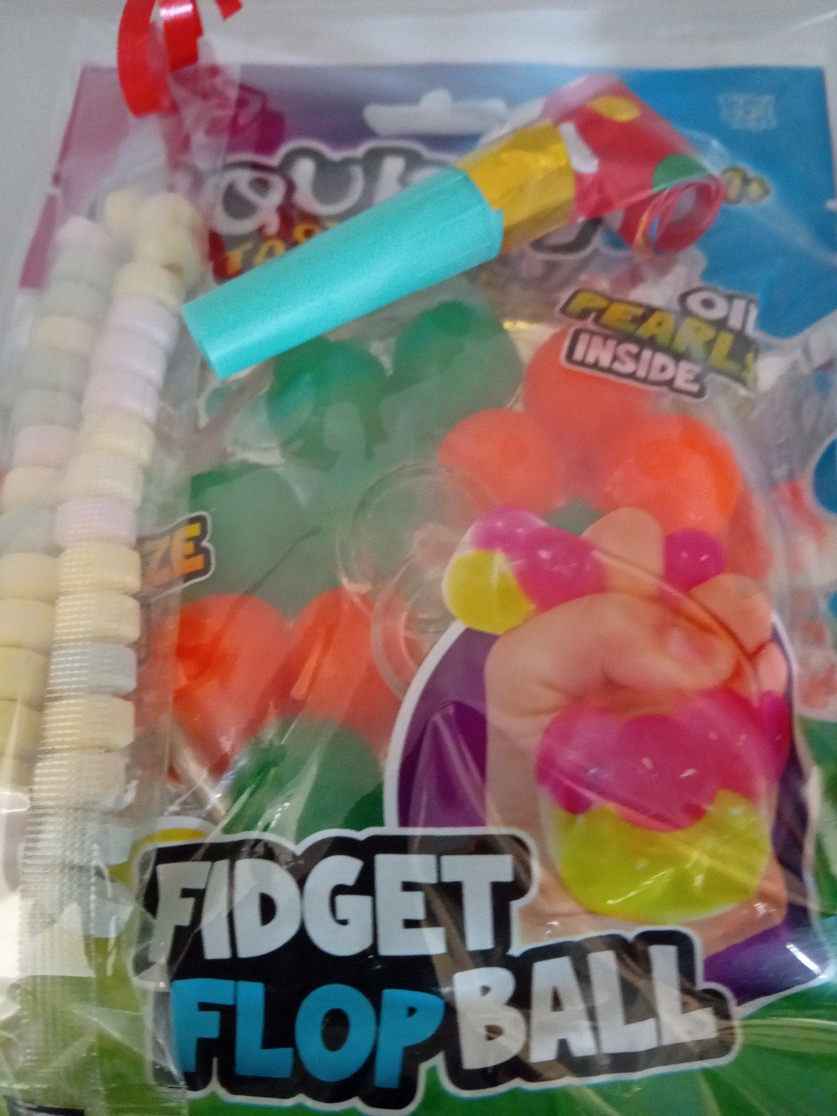 Traktatie fidget plop ball+snoep+fluitje 1.00, Ophalen of Verzenden, Nieuw, Feestartikel, Verjaardag