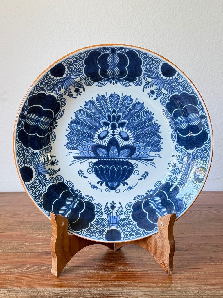 Pauwenschotel - Oud Delft - Delfts Blauw aardewerk, Ophalen of Verzenden