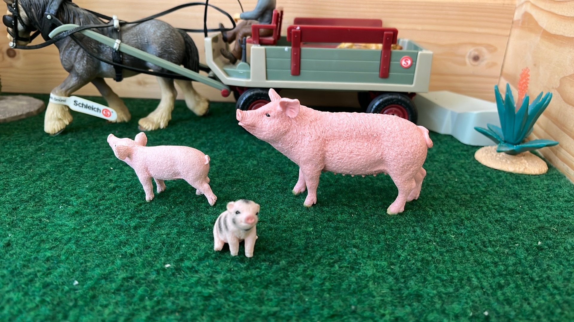 Schleich varkens, Verzamelen, Dierenverzamelingen, Ophalen of Verzenden, Zo goed als nieuw, Paard, Beeldje of Figuurtje