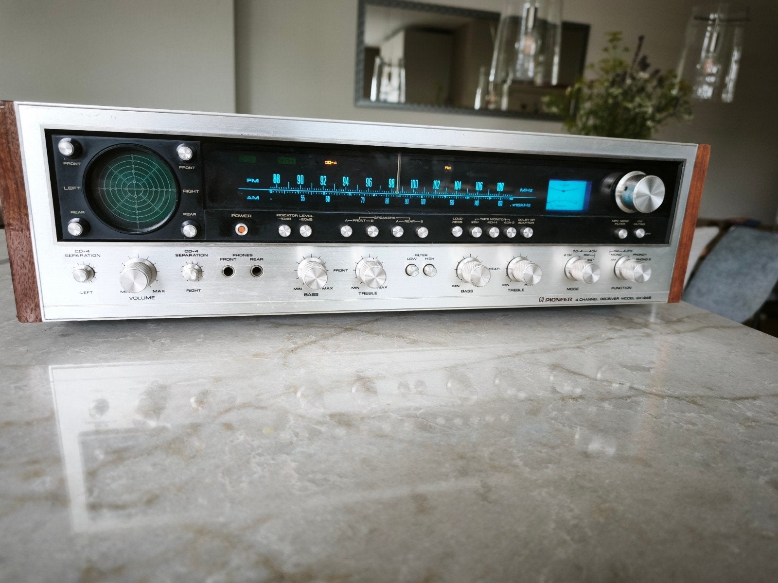 Pioneer QX-949 Vintage Receiver - Quadrafonisch, Ophalen, Overige systemen, Zo goed als nieuw, 60 tot 120 watt