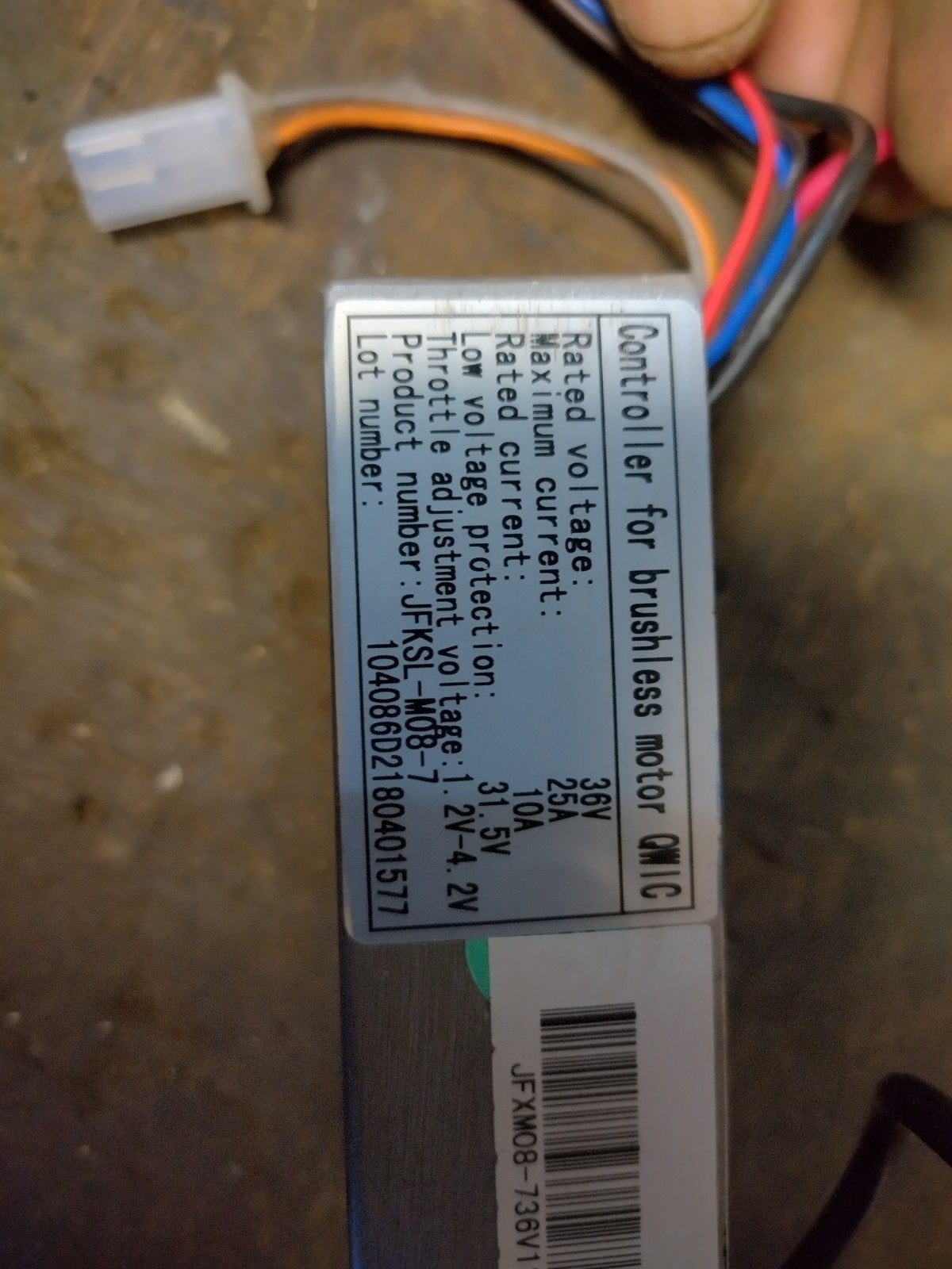Qwic controller jfksl-m08-7 lot 104086d2180401577, Fietsen en Brommers, Fietsonderdelen, Ophalen of Verzenden