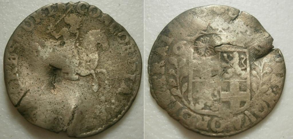 Utrecht Rijderschelling zilver 1686, Postzegels en Munten, Munten | Nederland, Vóór koninkrijk, Zilver, 25 cent, Ophalen of Verzenden