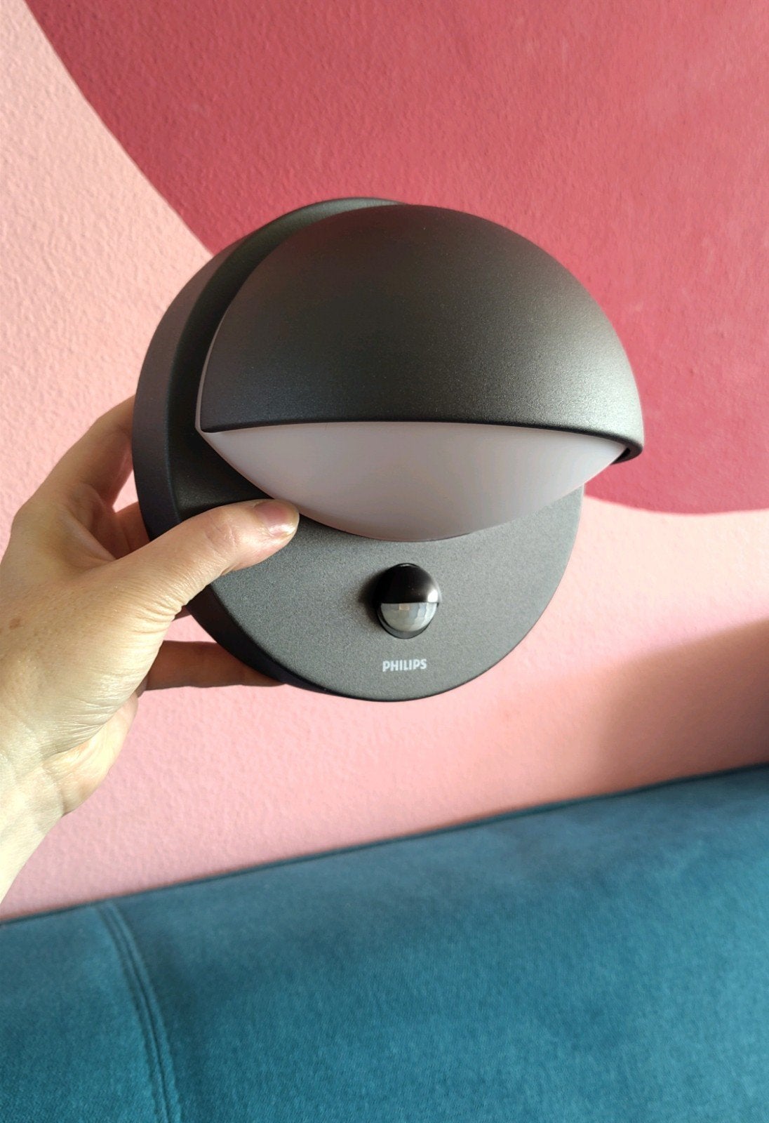 Philips June buitenlamp met sensor, Ophalen, Licht-donker-sensor, Minder dan 50 watt, Wandlamp