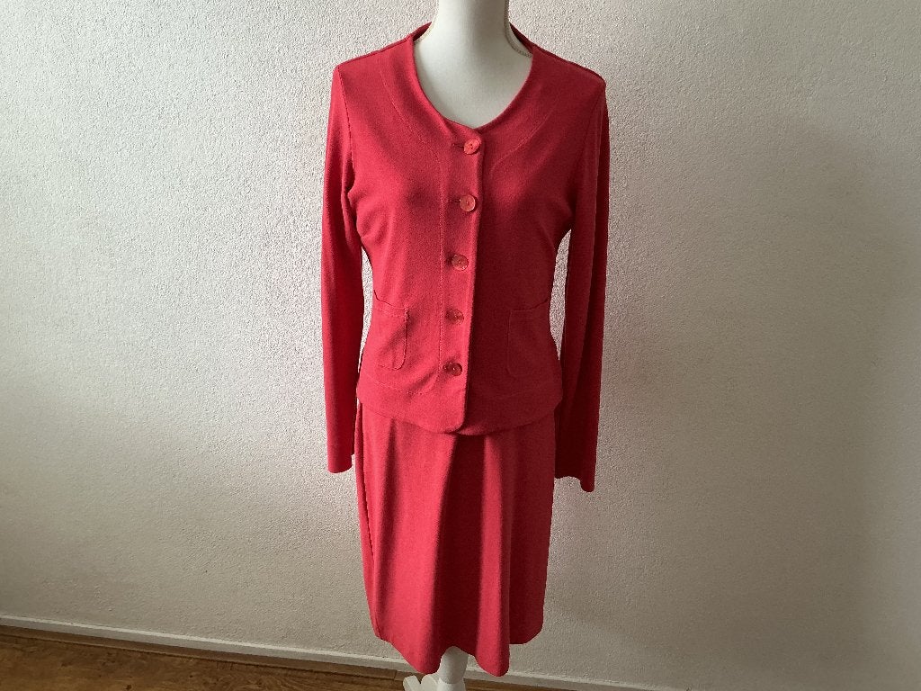 Kyra en ko pak jasje en jurk coral xl, Kostuum of Pak, Overige kleuren, Maat 46/48 (XL) of groter, Ophalen of Verzenden