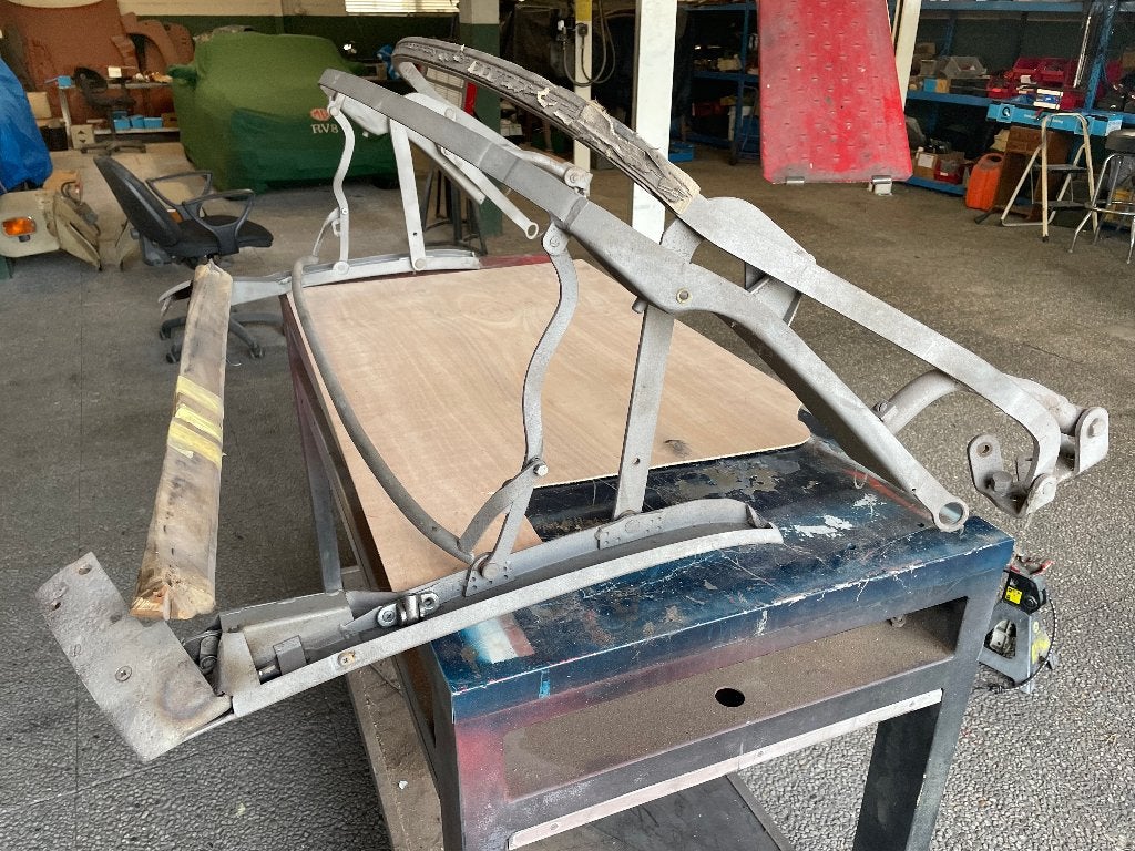 cabrioletkap frame Carmann Gihia 1956, Ophalen, Gebruikt