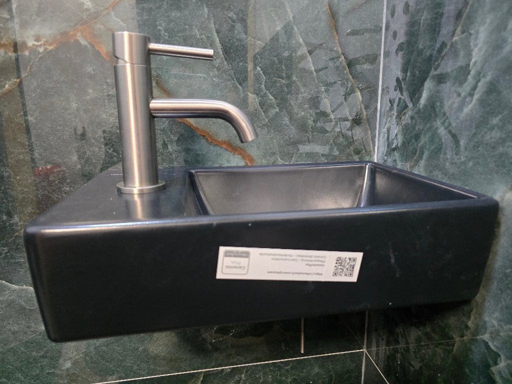 Villeroy & Boch fontein mat zwart showmodel, Ophalen, Nieuw, Zwart, Overige merken