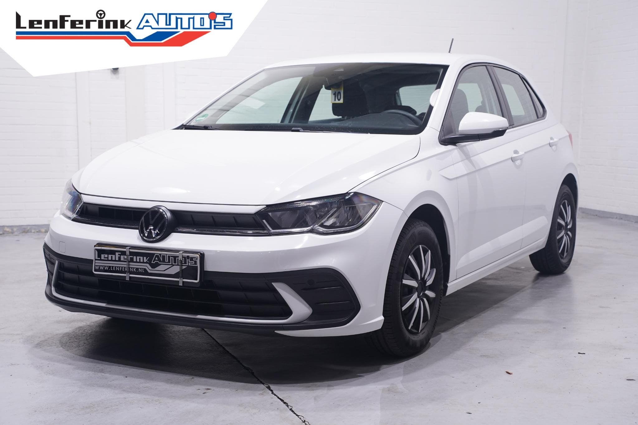 Volkswagen Polo 1.0 MPI Polo Airco Cruise Regensensor Licht, Stof, Gebruikt, Wit, Bedrijf