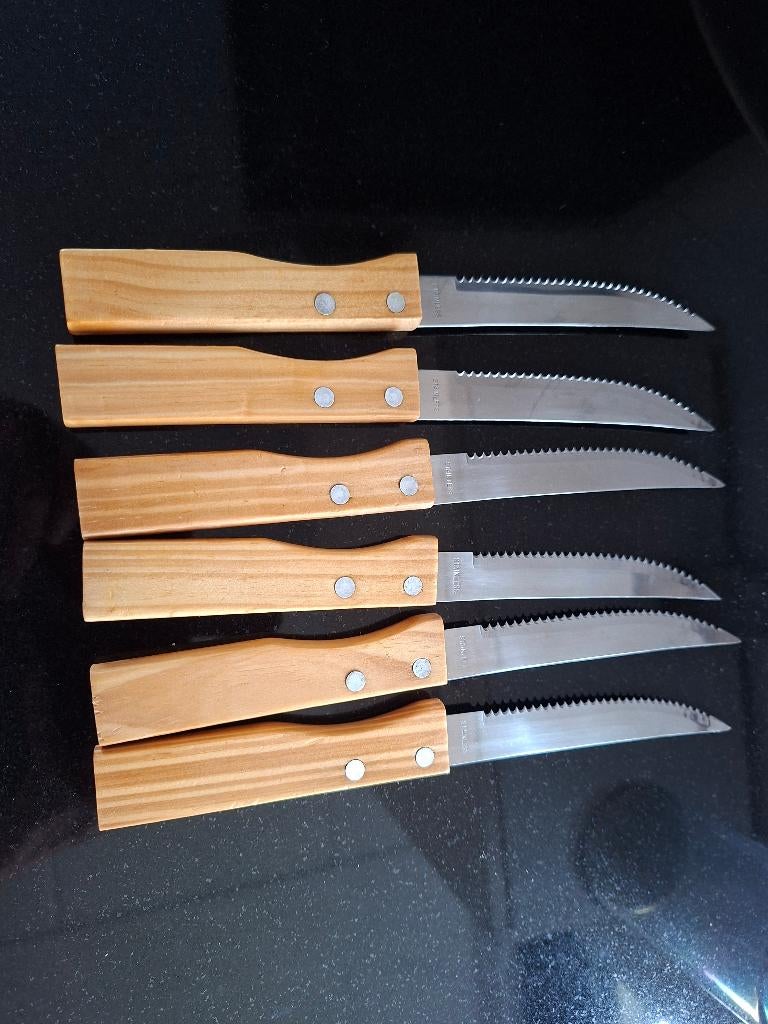 Steak messen, Ophalen, Nieuw, Hout, Los bestek