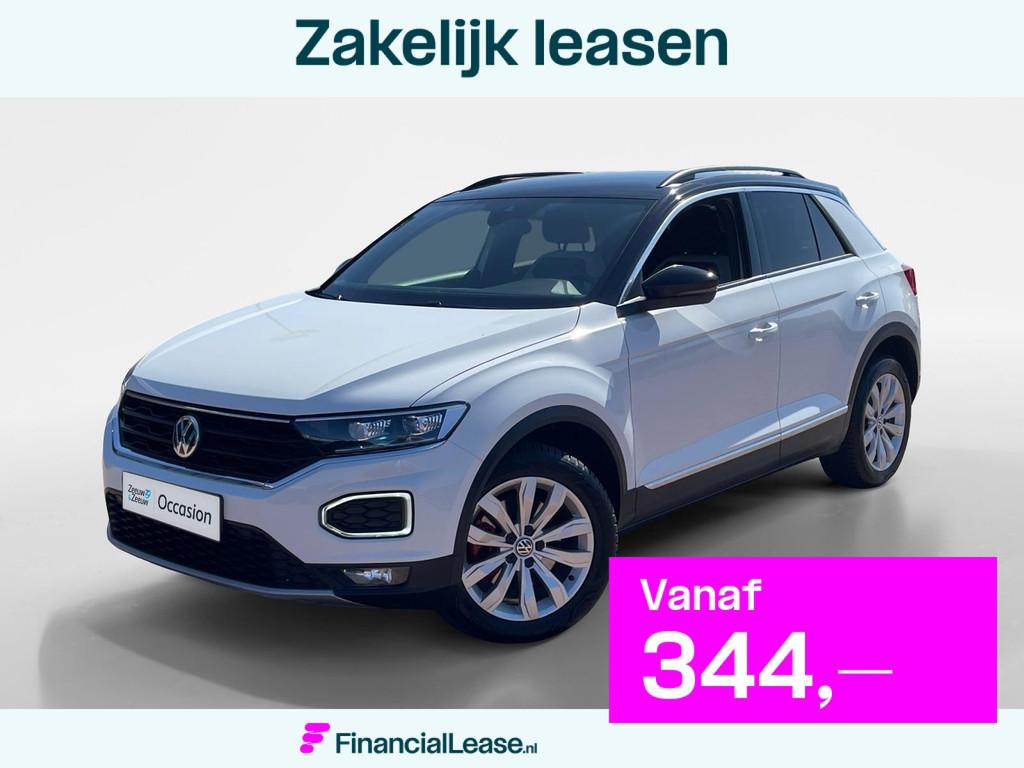 Volkswagen T-Roc 1.5 TSI Sport *Automaat*Navigatie*Parkeerse, Stof, 4 cilinders, 150 pk, Wit