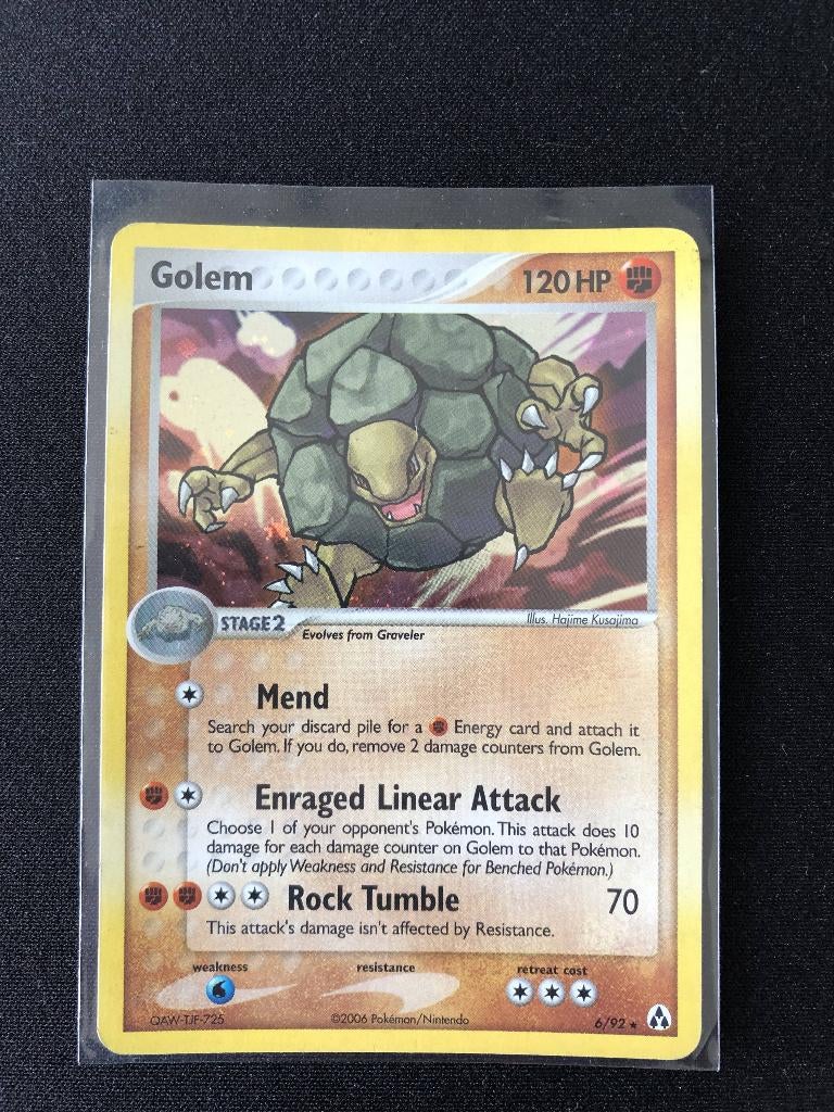 Golem holo ex legend maker, Ophalen of Verzenden, Zo goed als nieuw, Losse kaart