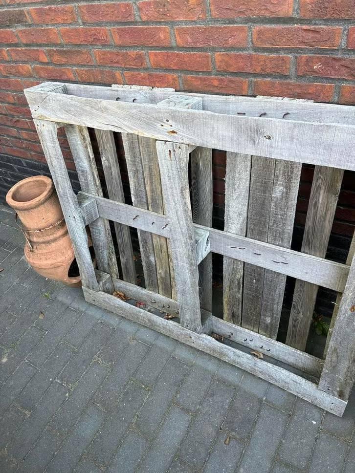 Gratis af te halen pallet en tuinhaard, Ophalen, Gebruikt, Minder dan 25 mm, Pallet