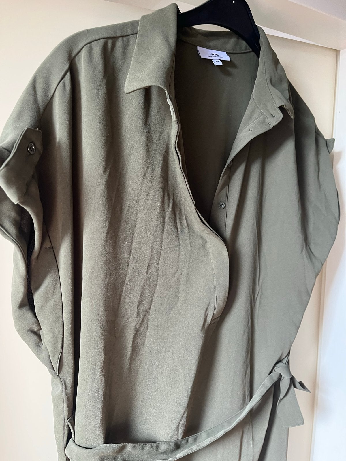 JBC Jurk Maat 44 - Groen, Maat 46/48 (XL) of groter, Ophalen of Verzenden, Zo goed als nieuw, Knielengte